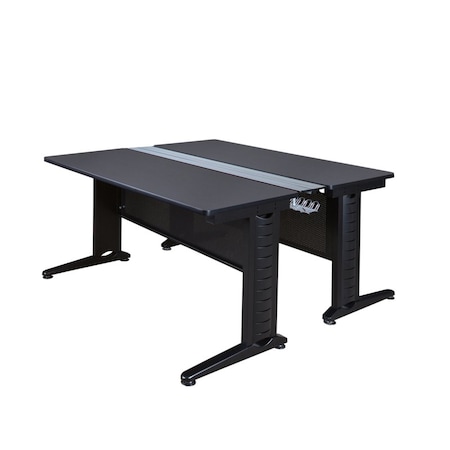Fusion Fusion Benching Systems, 58 D X 29 H, 72 W X Wood, Metal, Grey MFB7258GY